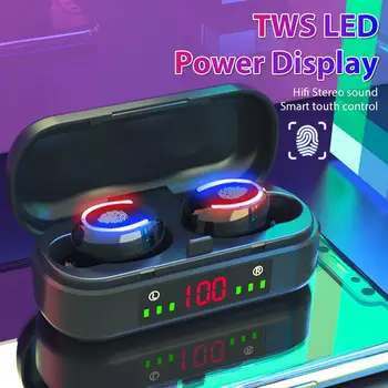 V8 TWS Wireless Bluetooth 5.0 Earbuds Waterproof Sports Running Earphone Handsfree HD Call Headset with LED Digital Charging Box
V8 TWS Wireless Bluetooth 5.0 Earbuds Waterproof Sports Running Earphone Handsfree HD Call Headset with LED Digital Charging Box