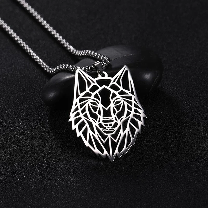 Royal Lion Silver Heart Necklace Vampire Fangs Bite Me