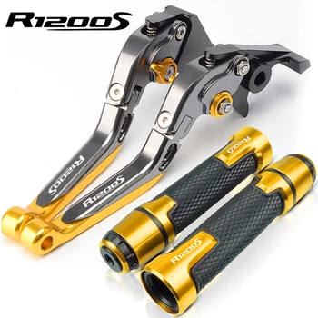 For BMW R1200S 2006 2007 2008 CNC Folding Extendable Motorcycle Brake Clutch Lever + Handle Grips 2006-2008 R 1200 S With logo
For BMW R1200S 2006 2007 2008 CNC Folding Extendable Motorcycle Brake Clutch Lever + Handle Grips 2006-2008 R 1200 S With logo
