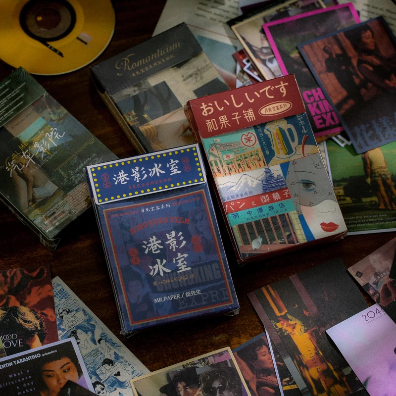 40 шт. в упаковке винтажная коробка с лунным светом TIANZI фотоорганайзер дневник