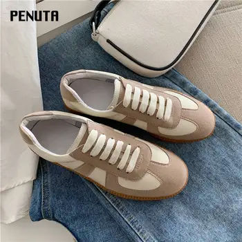 2020 PENUTA cozy sneakers For Women Genuine Leather Flats Patchwork Ladies Comfortable Autumn Shoes Fashion Online Shoes F0079
2020 PENUTA cozy sneakers For Women Genuine Leather Flats Patchwork Ladies Comfortable Autumn Shoes Fashion Online Shoes F0079