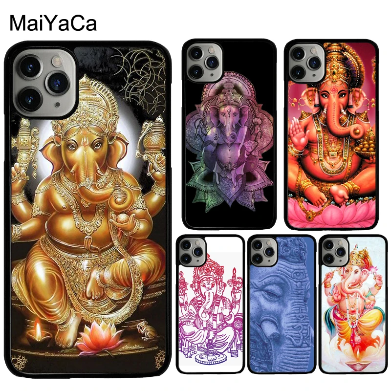 MaiYaCa Ganesh Elephant God Case For iPhone 13 XR 12 mini 11 Pro Max X XS MAX SE 2020 6S 7 8 Plus 5S Cover Coque | Мобильные