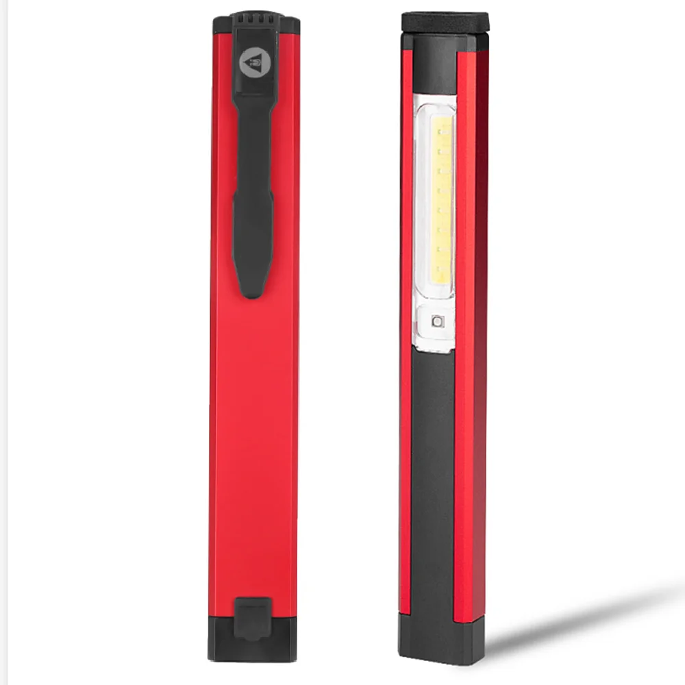 COB LED Flashlight Emergency Working Light With Magnet Pocket Clip Camping Light Built In Battery Multi-purpose LEDs Penlight
COB LED Flashlight Emergency Working Light With Magnet Pocket Clip Camping Light Built In Battery Multi-purpose LEDs Penlight