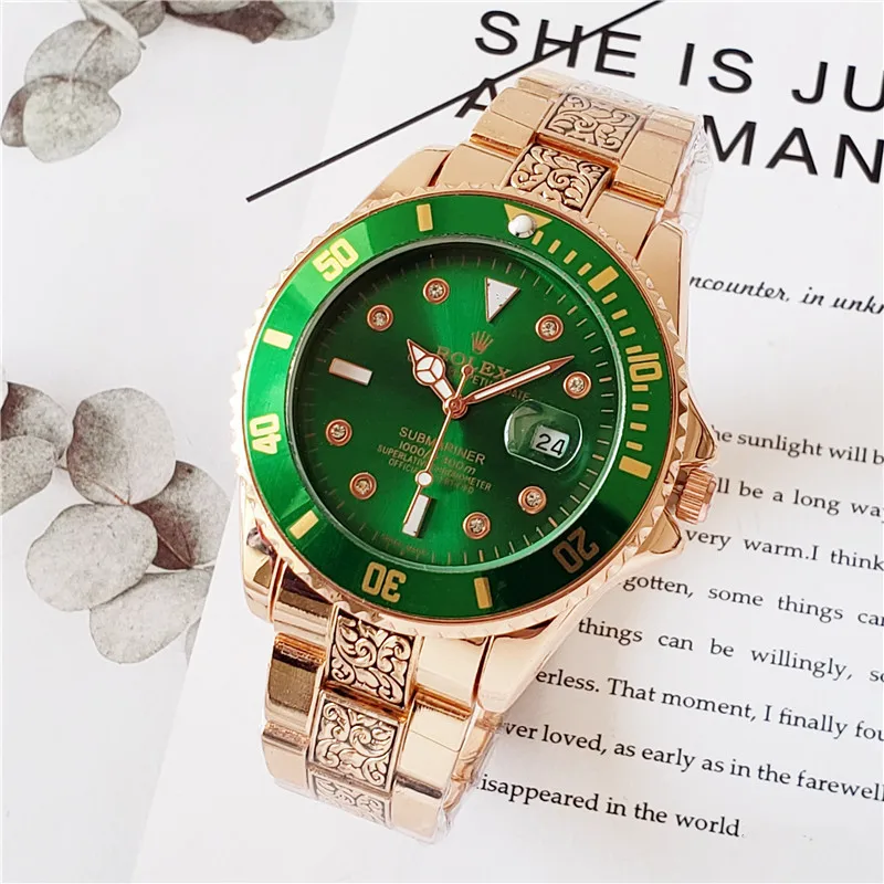 Rolex- Men Quartz Watches Quartz Watch Stainless Steel Strap wristwatch classic business dress men watch0415
Rolex- Men Quartz Watches Quartz Watch Stainless Steel Strap wristwatch classic business dress men watch0415