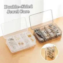 10 Grid Transparent Plastic Storage Jewelry Box Compartment Double-sided Necklace Bracelet Hairpin With Peg Holes Jewel Case
10 Grid Transparent Plastic Storage Jewelry Box Compartment Double-sided Necklace Bracelet Hairpin With Peg Holes Jewel Case