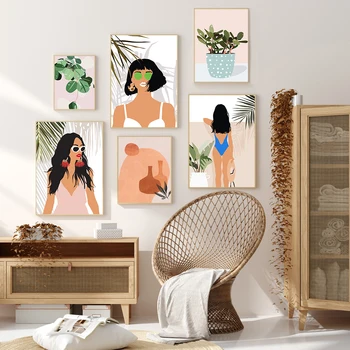 Abstract Woman Print Summertime Theme Posters and Prints Tropical Island Art Terracotta Tones Canvas Painting Wall Art Pictures
Abstract Woman Print Summertime Theme Posters and Prints Tropical Island Art Terracotta Tones Canvas Painting Wall Art Pictures