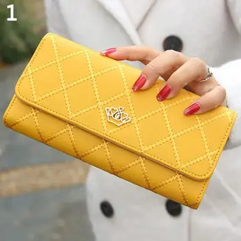 brand women wallet and purses portefeuille femme billetera mujer handbag Women Long Leather Wallet With Card Holder famous 
brand women wallet and purses portefeuille femme billetera mujer handbag Women Long Leather Wallet With Card Holder famous