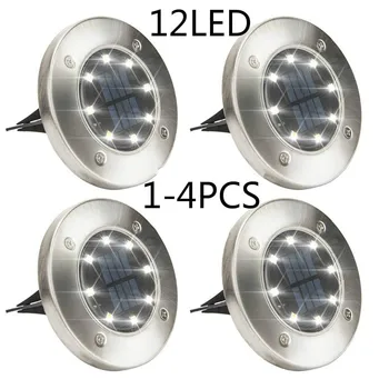 1-4pcs / Solar Courtyard Lawn Disc Light 12 LED Solar Street Light Outdoor Waterproof Garden Landscape Lighting Solar Light
1-4pcs / Solar Courtyard Lawn Disc Light 12 LED Solar Street Light Outdoor Waterproof Garden Landscape Lighting Solar Light
