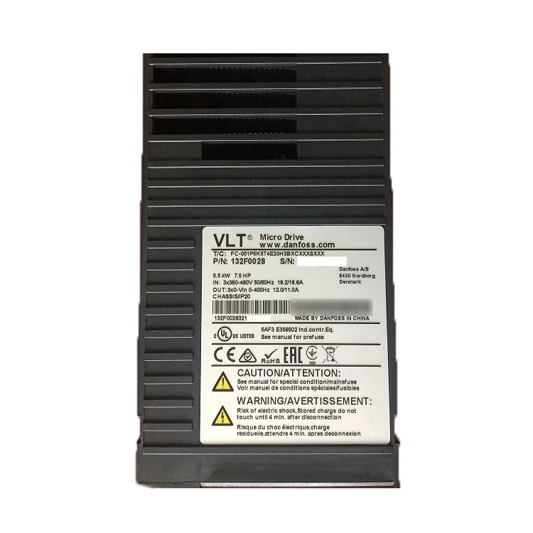 Danfoss VLT micro drive 132F0012 inverter
Danfoss VLT micro drive 132F0012 inverter