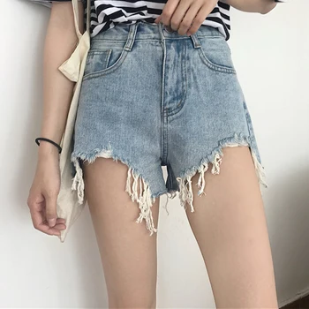 Summer Korean Women Hole Empire Denim Shorts Casual Female Pockets Zipper Fly Shorts Mujer High Waist Sexy Mini Jeans Shorts
Summer Korean Women Hole Empire Denim Shorts Casual Female Pockets Zipper Fly Shorts Mujer High Waist Sexy Mini Jeans Shorts