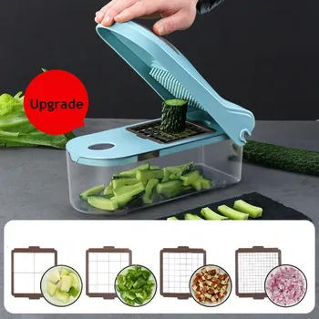 8 Blades Veggie Food Chopper Cutter Potato Slicer Onion Chopper Pro Vegetable Chopper Mandoline Slicer Dicer With Replaceable
8 Blades Veggie Food Chopper Cutter Potato Slicer Onion Chopper Pro Vegetable Chopper Mandoline Slicer Dicer With Replaceable