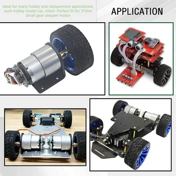4 Sets 37mm DC Geared Motor Mounting Bracket Holder with 6mm Hex Coupling and Set Screws
4 Sets 37mm DC Geared Motor Mounting Bracket Holder with 6mm Hex Coupling and Set Screws