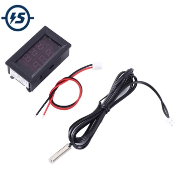 Vehicle Voltmeter Temperature Tester Fahrenheit -58F~257F DC 5V 12V 24V 48V 60V 72V Digital Thermometer NTC Sensor
Vehicle Voltmeter Temperature Tester Fahrenheit -58F~257F DC 5V 12V 24V 48V 60V 72V Digital Thermometer NTC Sensor
