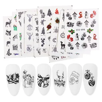 14pc/set Winter Christmas Stickers For Multicolor Christmas Snowflake Water Transfer Decal Slider Manicure Decoration
14pc/set Winter Christmas Stickers For Multicolor Christmas Snowflake Water Transfer Decal Slider Manicure Decoration