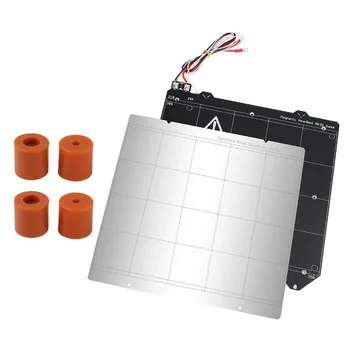 3D Printer Part For PRUSA i3 MK3 MK3S MK52 Heating Bed Spring Steel Plate With 4PCS Silica Gel Column
3D Printer Part For PRUSA i3 MK3 MK3S MK52 Heating Bed Spring Steel Plate With 4PCS Silica Gel Column