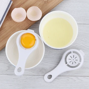 1Pcs Egg Yolk Separator Divider Holder Sieve Plastic Egg Separator White Yolk Sifting Durable Household Kitchen Egg Tool Gadget
1Pcs Egg Yolk Separator Divider Holder Sieve Plastic Egg Separator White Yolk Sifting Durable Household Kitchen Egg Tool Gadget
