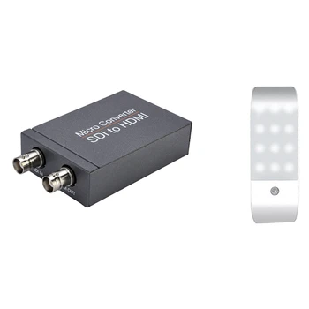 SDI to HDMI Mini 3G HD SD-SDI Video Converter Adapter & 12 LED PIR Infrared Stick-on Rechargeable Wardrobe Night Light
SDI to HDMI Mini 3G HD SD-SDI Video Converter Adapter & 12 LED PIR Infrared Stick-on Rechargeable Wardrobe Night Light