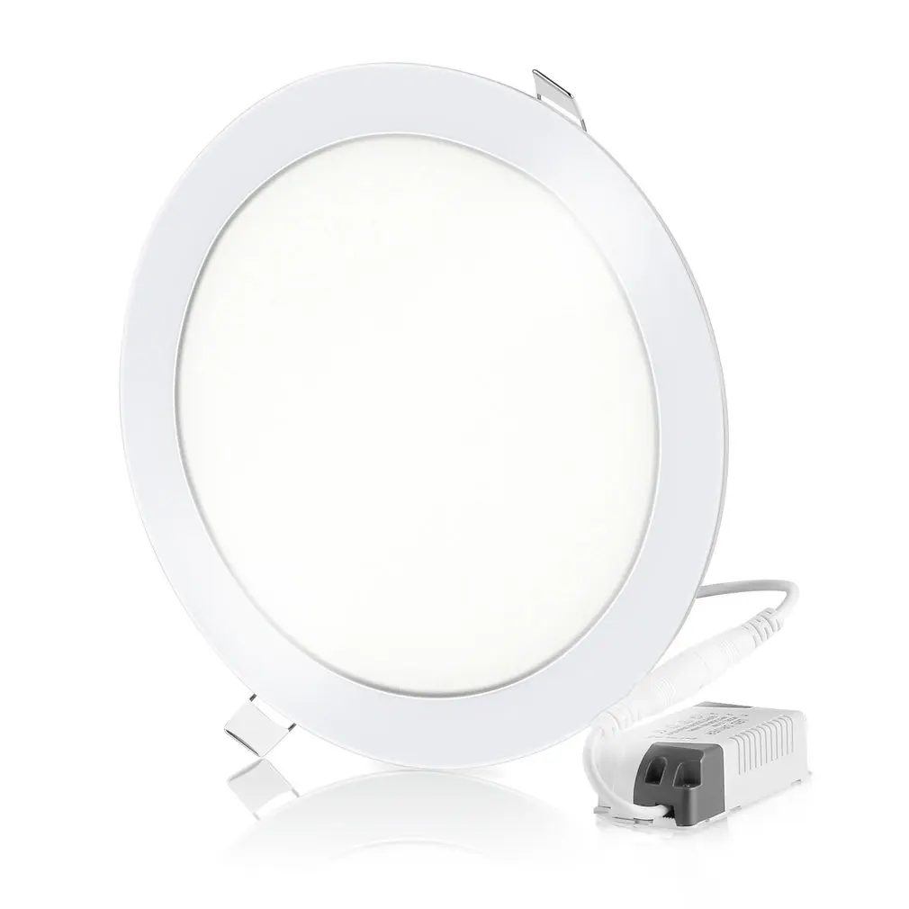 18W Super Bright Ultra-thin LED Panel Light Ceiling Lamps Recessed Light Fixture Kit with LED Driver 205mm Open Hole Round
18W Super Bright Ultra-thin LED Panel Light Ceiling Lamps Recessed Light Fixture Kit with LED Driver 205mm Open Hole Round