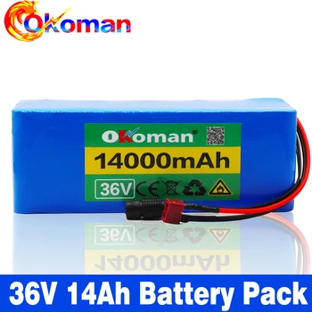 Okoman 36V 10S4P 14Ah 500W high power and capacity 42V 18650 lithium battery pack 14000mAh electric bicycle scooter with BMS
Okoman 36V 10S4P 14Ah 500W high power and capacity 42V 18650 lithium battery pack 14000mAh electric bicycle scooter with BMS