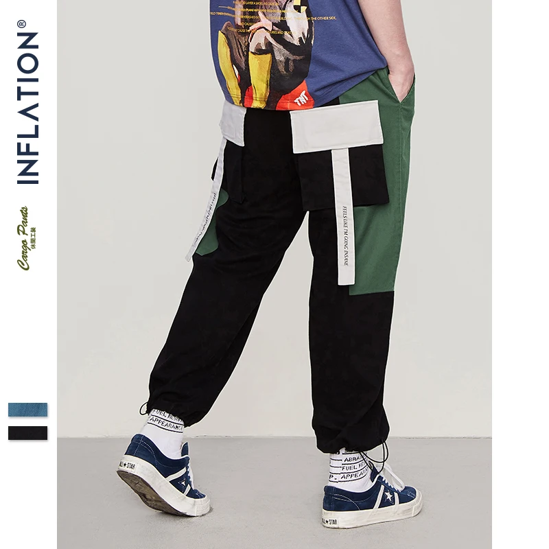 Hip Hop Style Pants For Men 2020 Autumn Winter Windbreaker Trousers Men Multiple Pockets Color Stitching 93309W
Hip Hop Style Pants For Men 2020 Autumn Winter Windbreaker Trousers Men Multiple Pockets Color Stitching 93309W
