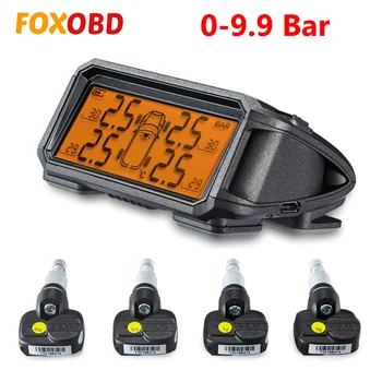 Tire Pressure Monitoring System TPMS 4 Wheels Internal External Sensor Solar TPMS Car Security Smart Tyre Control Wireless
Tire Pressure Monitoring System TPMS 4 Wheels Internal External Sensor Solar TPMS Car Security Smart Tyre Control Wireless