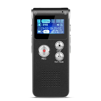 Digital Voice Recorder (8GB) Built-in Microphone Speaker, Digital Voice Recorders for Class Lectures Meetings
Digital Voice Recorder (8GB) Built-in Microphone Speaker, Digital Voice Recorders for Class Lectures Meetings