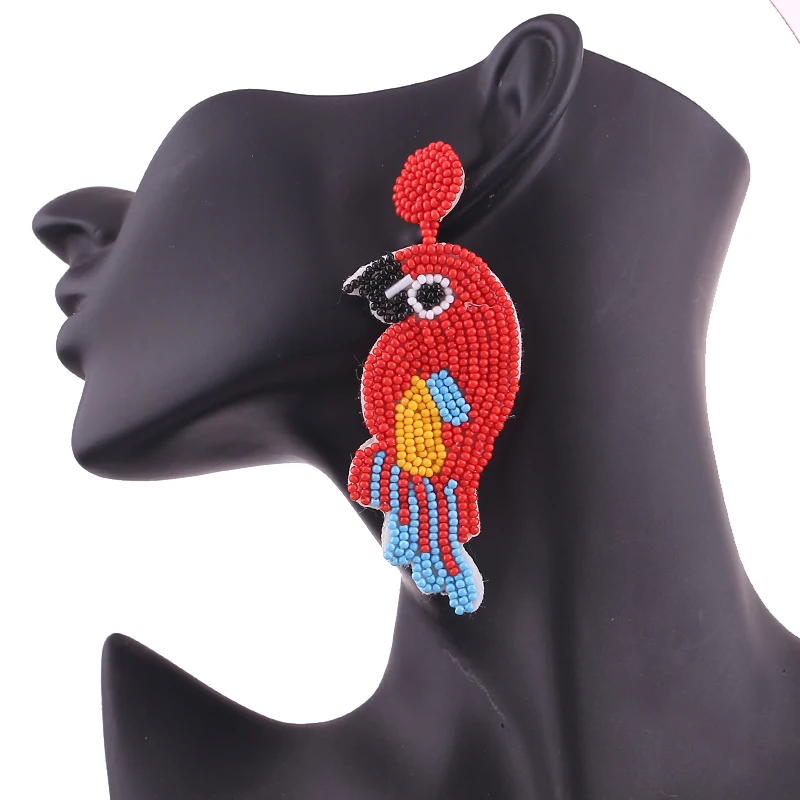 Turkey BLue bird oorbellen earrings for women
