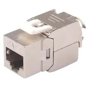 RJ45 Trapezoid Cat7 Shielded FTP Module 10G Network Keystone Jack Connector Support Dropshipping
RJ45 Trapezoid Cat7 Shielded FTP Module 10G Network Keystone Jack Connector Support Dropshipping