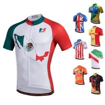 Miloto Mexico Spain Italy Team Cycling Jersey Men Short Sleeve Racing Bicycle Shirt Breathable MTB Bike Jersey Tops Uniform Wear
Miloto Mexico Spain Italy Team Cycling Jersey Men Short Sleeve Racing Bicycle Shirt Breathable MTB Bike Jersey Tops Uniform Wear