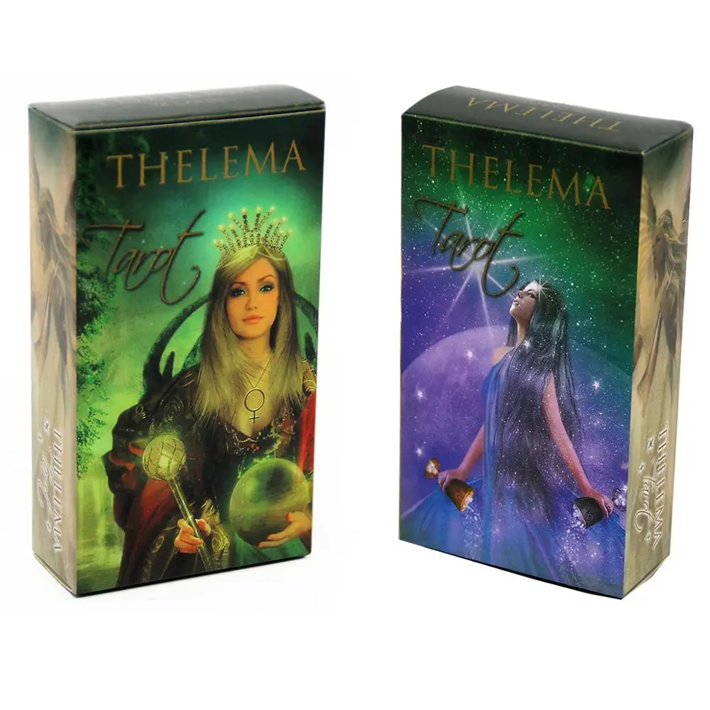 Thelema Tarot Cards Deck English Tarot Card Deck Guidebook Card Table Card Game Magical Fate Divination Card
Thelema Tarot Cards Deck English Tarot Card Deck Guidebook Card Table Card Game Magical Fate Divination Card