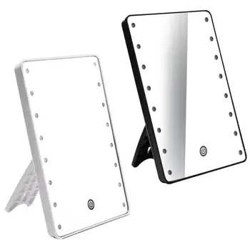 Tabletop 16 LEDs Makeup Mirror with LED Light Touch Dimmer LED Makeup Mirror Vanity LED Mirrors Cosmetic Mirrors with Stand
Tabletop 16 LEDs Makeup Mirror with LED Light Touch Dimmer LED Makeup Mirror Vanity LED Mirrors Cosmetic Mirrors with Stand