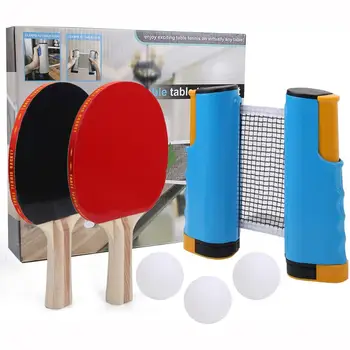 2020 Ping Pong Portable Set Table Tennis Retractable Net Training Robot Rubber Film Professional Ping Pong Accessories Set
2020 Ping Pong Portable Set Table Tennis Retractable Net Training Robot Rubber Film Professional Ping Pong Accessories Set