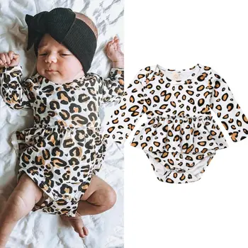 Fashion Newborn Toddler Baby Girls Romper Clothes Autumn Long Sleeve Little Baby Leopard Jumpsuit Dress Clothing Outfits
Fashion Newborn Toddler Baby Girls Romper Clothes Autumn Long Sleeve Little Baby Leopard Jumpsuit Dress Clothing Outfits