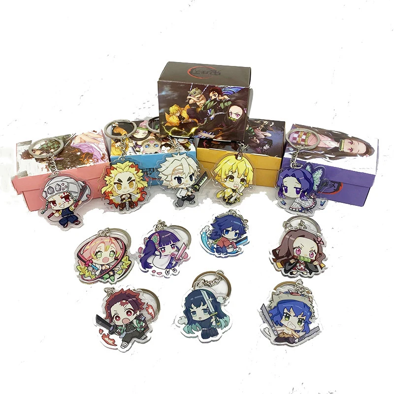 Anime Demon Slayer Keychain Kimetsu No Yaiba Key Chain Tanjirou Nezuko Figure Acrylic Pendant Men Chaveiro Kids Birthday Gifts
Anime Demon Slayer Keychain Kimetsu No Yaiba Key Chain Tanjirou Nezuko Figure Acrylic Pendant Men Chaveiro Kids Birthday Gifts