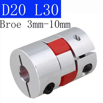 D20mm L30mm Broe 3/4/5/6/7-10MM CNC Flexible Plum Coupling Shaft Coupler Connect
D20mm L30mm Broe 3/4/5/6/7-10MM CNC Flexible Plum Coupling Shaft Coupler Connect