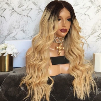 Ombre Blonde Natural Wave Heat Resistant Hair Women Wedding Party Halloween Present Synthetic Lace Front Daily Wigs Middle Part
Ombre Blonde Natural Wave Heat Resistant Hair Women Wedding Party Halloween Present Synthetic Lace Front Daily Wigs Middle Part