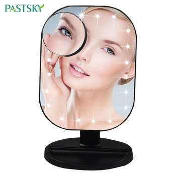 Touch Screen 10x Magnifying Makeup Mirror 20 LED Light Adjustable 180 Degree Rotation Desktop Table Cosmetic Mirror
Touch Screen 10x Magnifying Makeup Mirror 20 LED Light Adjustable 180 Degree Rotation Desktop Table Cosmetic Mirror