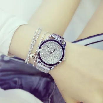 Luxury Lovers' Watches Women Fashion Stainless Steel Wrist Watch Girls Clock Relojes Mujer Gift BS Creative Lady Quartz Watch
Luxury Lovers' Watches Women Fashion Stainless Steel Wrist Watch Girls Clock Relojes Mujer Gift BS Creative Lady Quartz Watch