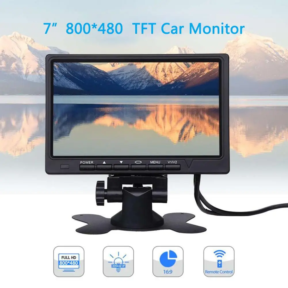 7 Inch Car Monitor 800*480 TFT Color LCD Screen Car Parking System Monitor Car Reverse Rear View Camera Monitors NTSC PAL r10
7 Inch Car Monitor 800*480 TFT Color LCD Screen Car Parking System Monitor Car Reverse Rear View Camera Monitors NTSC PAL r10