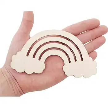 Wooden Rainbow Cutout (15cm) Shape Cloud Forms Embellishment Craft Wooden Decor Decoupage Blank unpainted 1076
Wooden Rainbow Cutout (15cm) Shape Cloud Forms Embellishment Craft Wooden Decor Decoupage Blank unpainted 1076