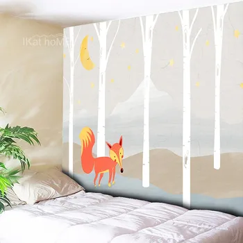 Forest Elk Psychedelic Tapestry Anime Fox Wall Hanging Animal Decoration Trippy Wall Cloth Tapestry tapiz pared tela 200x300cm
Forest Elk Psychedelic Tapestry Anime Fox Wall Hanging Animal Decoration Trippy Wall Cloth Tapestry tapiz pared tela 200x300cm