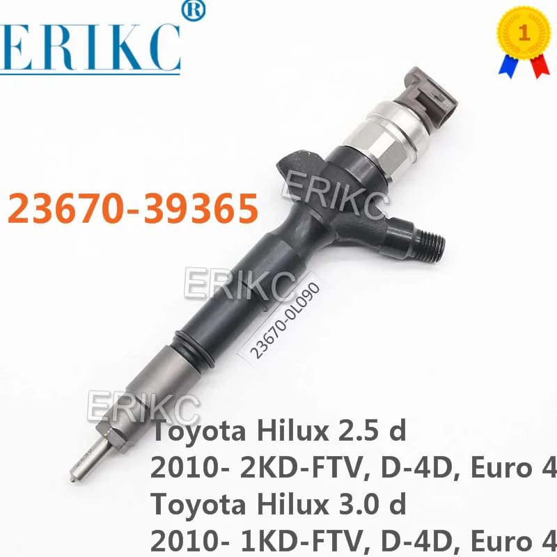 23670 39365 23670-39365 Diesel Fuel Injector for Toyota Hilux 2.5 d 3.0 d 2010- 2KD-FTV D-4D Euro 4 2010- 1KD-FTV D-4D Euro 4
23670 39365 23670-39365 Diesel Fuel Injector for Toyota Hilux 2.5 d 3.0 d 2010- 2KD-FTV D-4D Euro 4 2010- 1KD-FTV D-4D Euro 4