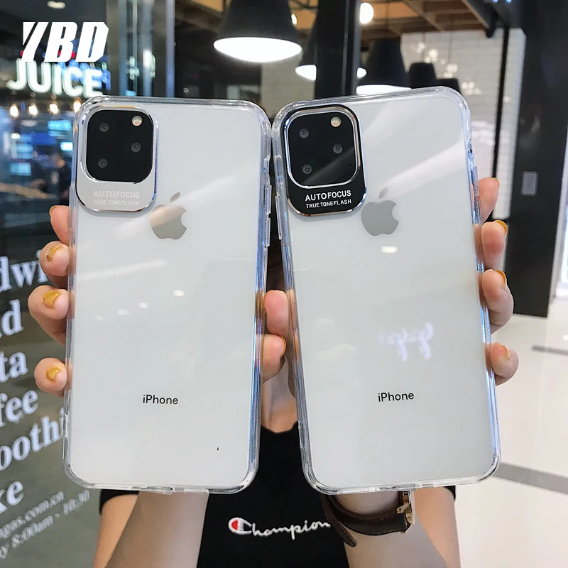 Модный дизайнерский чехол YBD для телефона с камерой iPhone 11 pro max 5 8 6 1 2019 прозрачный s
