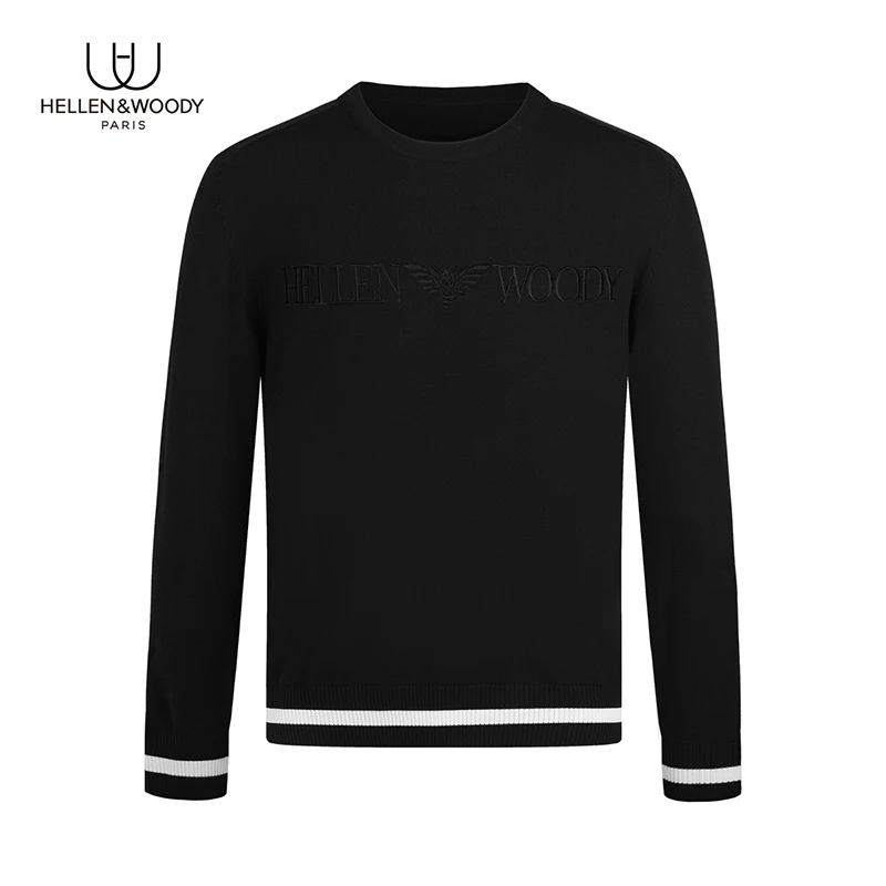 HELLEN&WOODY Mens 100% Basulan Wool Round Neck Sweaters Casual Slim-fit Letter Embroidery Sweaters
HELLEN&WOODY Mens 100% Basulan Wool Round Neck Sweaters Casual Slim-fit Letter Embroidery Sweaters
