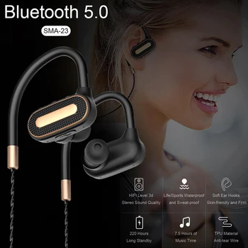 Bluetooth Earphone Wireless Headphones Running Sport Soft Ear Hook Wireless Bluetooth Earphones Headphone For Xiaomi Mobilephone
Bluetooth Earphone Wireless Headphones Running Sport Soft Ear Hook Wireless Bluetooth Earphones Headphone For Xiaomi Mobilephone