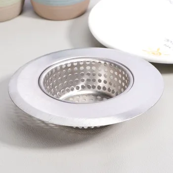 Sink Strainer Anti-blocking Stainless Steel Durable Drain Filter Sewer Drain Net for Washroom Bathroom
Sink Strainer Anti-blocking Stainless Steel Durable Drain Filter Sewer Drain Net for Washroom Bathroom