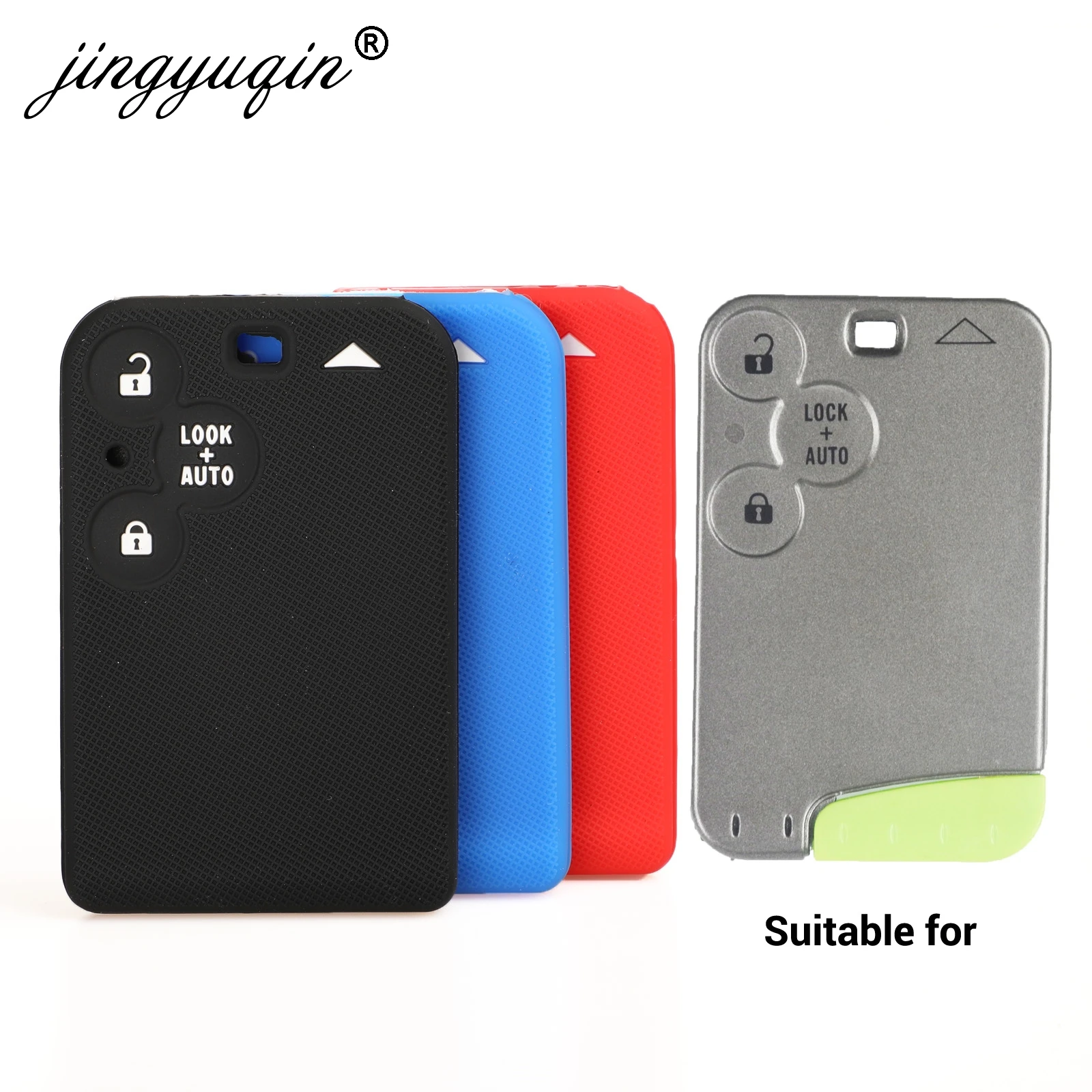 jingyuqin Silicone Key Case 3 Buttons Fob Card Case Remote For Renault Espace Laguna Rubber Smart Key Cover Protector Holder
jingyuqin Silicone Key Case 3 Buttons Fob Card Case Remote For Renault Espace Laguna Rubber Smart Key Cover Protector Holder