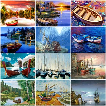 AZQSD Paint By Numbers Landscape DIY Unique Gift Acrylic Paint Coloring By Numbers Ship Picture For Living Room Home Decoration
AZQSD Paint By Numbers Landscape DIY Unique Gift Acrylic Paint Coloring By Numbers Ship Picture For Living Room Home Decoration