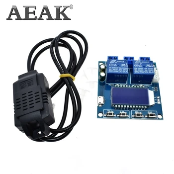 AEAK SHT20 Humidity Temperature Controller DC 12V 0-100%RH -20-60 Celsius Digital LCD Display 2-Channel Relay Module
AEAK SHT20 Humidity Temperature Controller DC 12V 0-100%RH -20-60 Celsius Digital LCD Display 2-Channel Relay Module