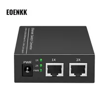 Fiber Optic Ethernet Switch Converter 10/100/1000 Base Gigabit Fiber Transceiver Photolectric Transducer 2 SC Port 2 RJ45 Port
Fiber Optic Ethernet Switch Converter 10/100/1000 Base Gigabit Fiber Transceiver Photolectric Transducer 2 SC Port 2 RJ45 Port
